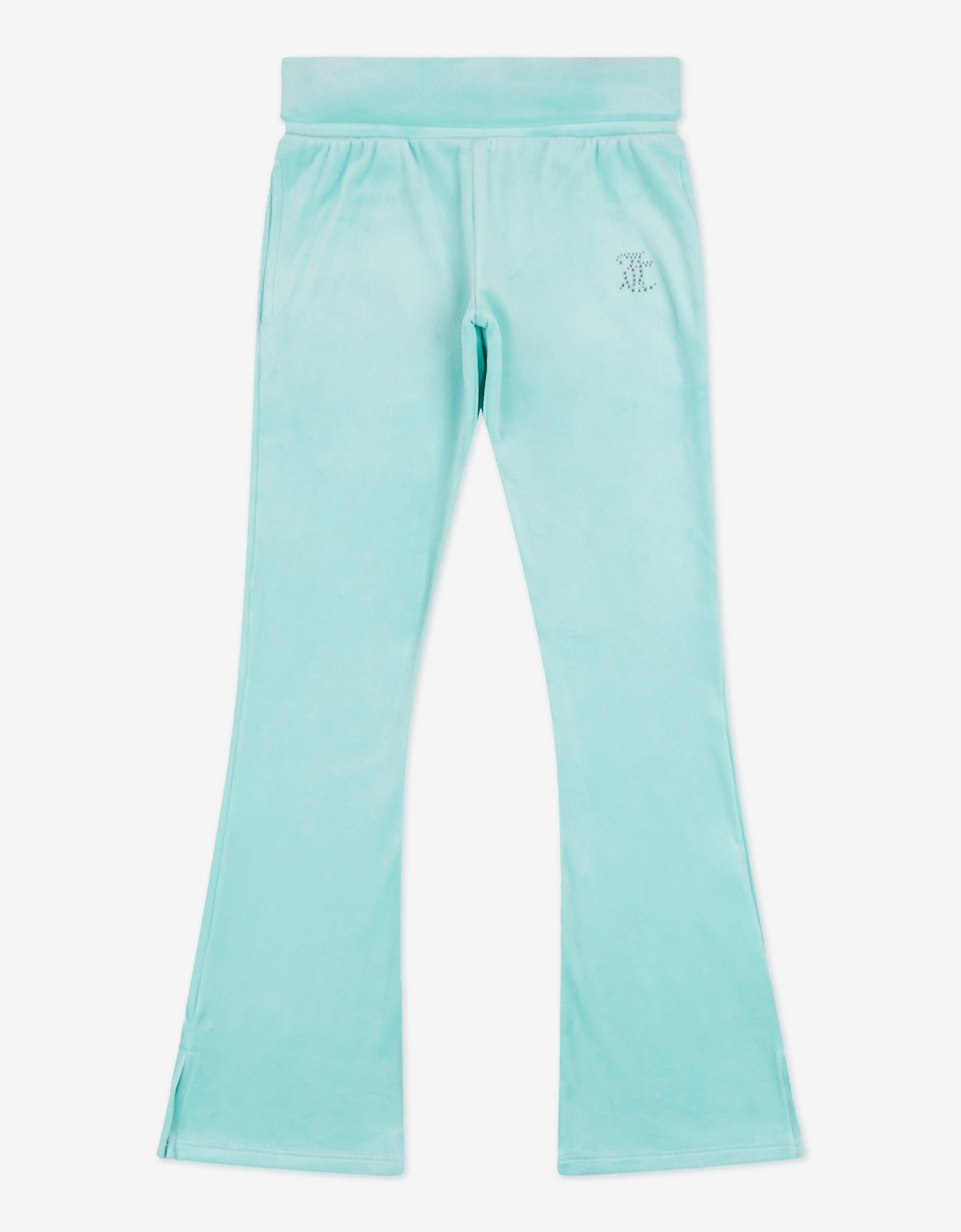 Girls Fold Over Waist Joggers in Blue, 5 of 4