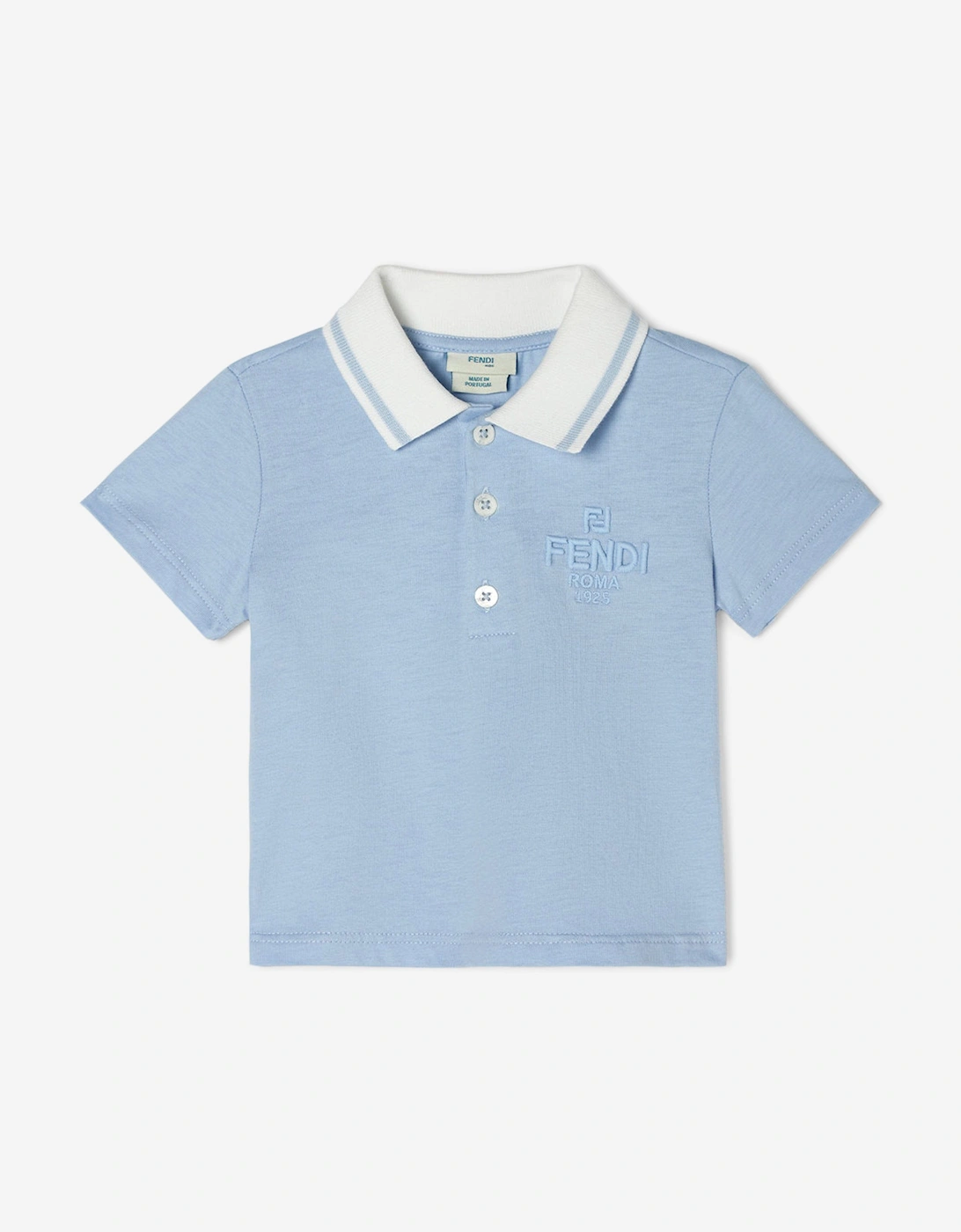 Baby Boys Jersey Polo Shirt in Blue, 5 of 4