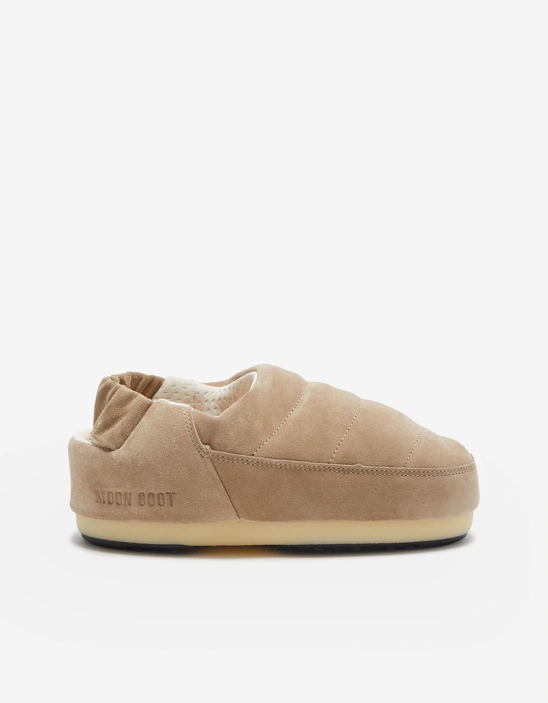 Moonboot Girl's Moon Boot Kids Suede Sandals In Beige - Cream - Size, Eu 37 - 38 Uk 4 - 5
