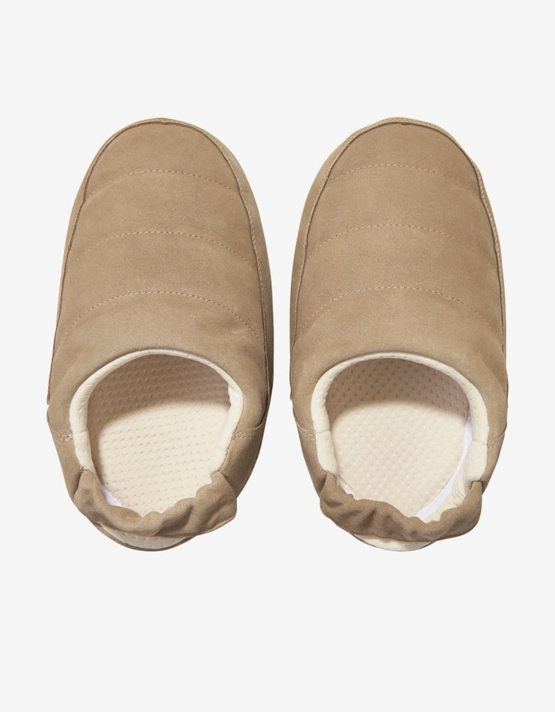 Kids Suede Sandals in Beige