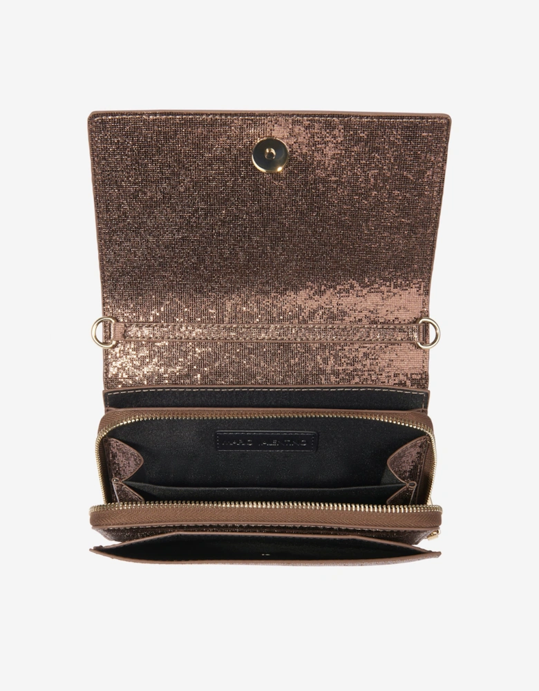Ember Flap Bag in Bronze (20cm)