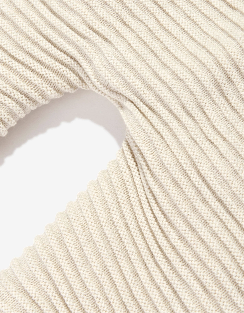 Baby Knitted Pramsuit in Beige