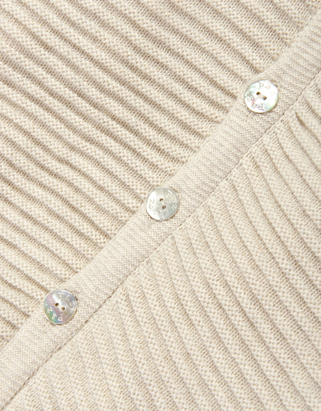 Baby Knitted Pramsuit in Beige