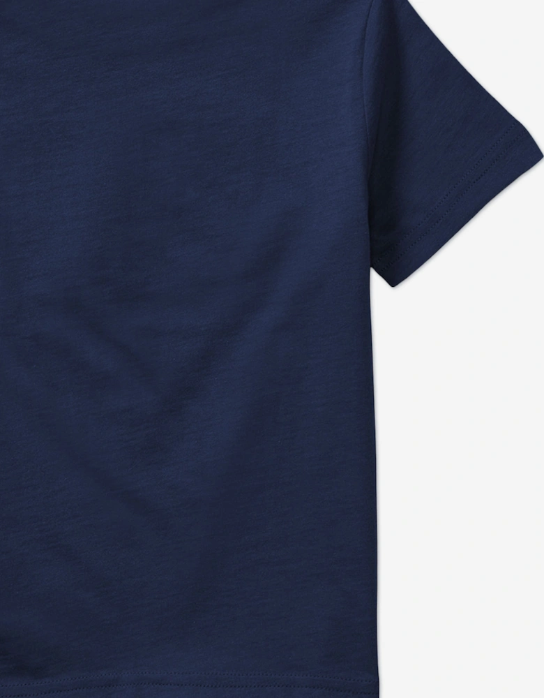 Boys Jersey Flag T-Shirt in Navy