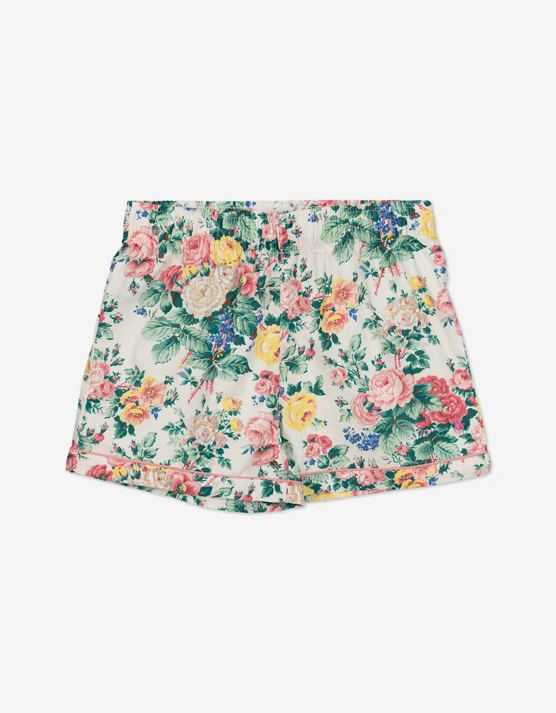 Girls Floral Short Pyjamas Set in Multicolour