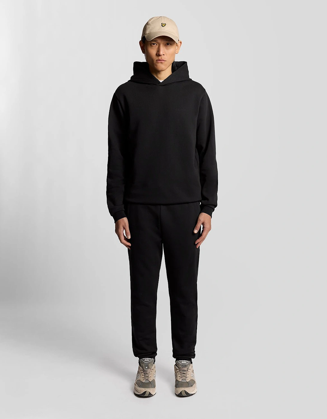 Lyle And Scott Men's Brushback Fleece Cuffed Jogger - Black - Size: 29/28/32