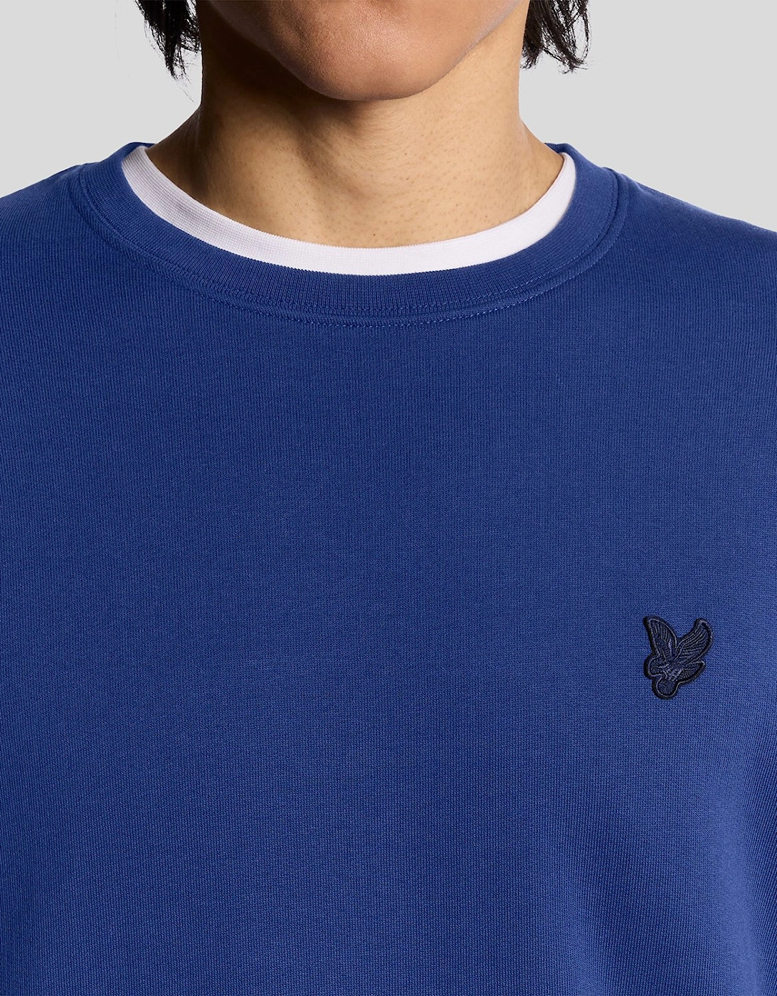 Superfine Cotton Crew Neck Sweatshirt