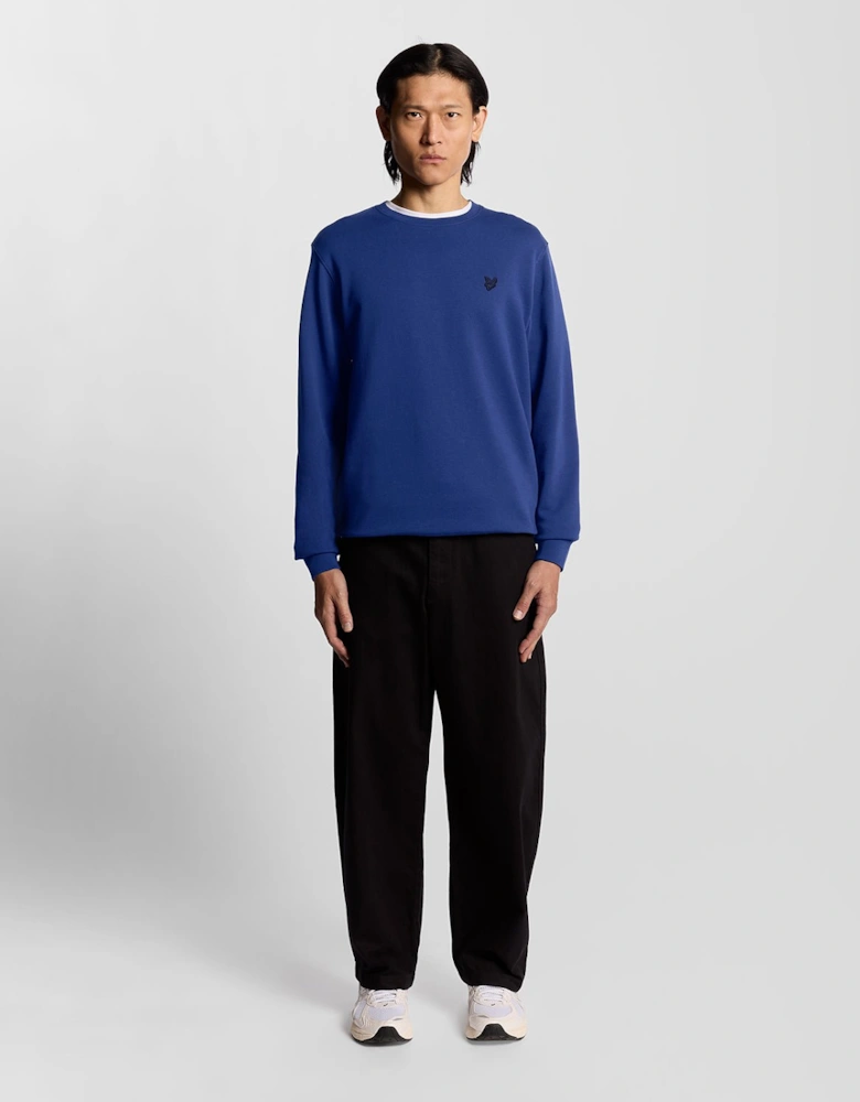Superfine Cotton Crew Neck Sweatshirt