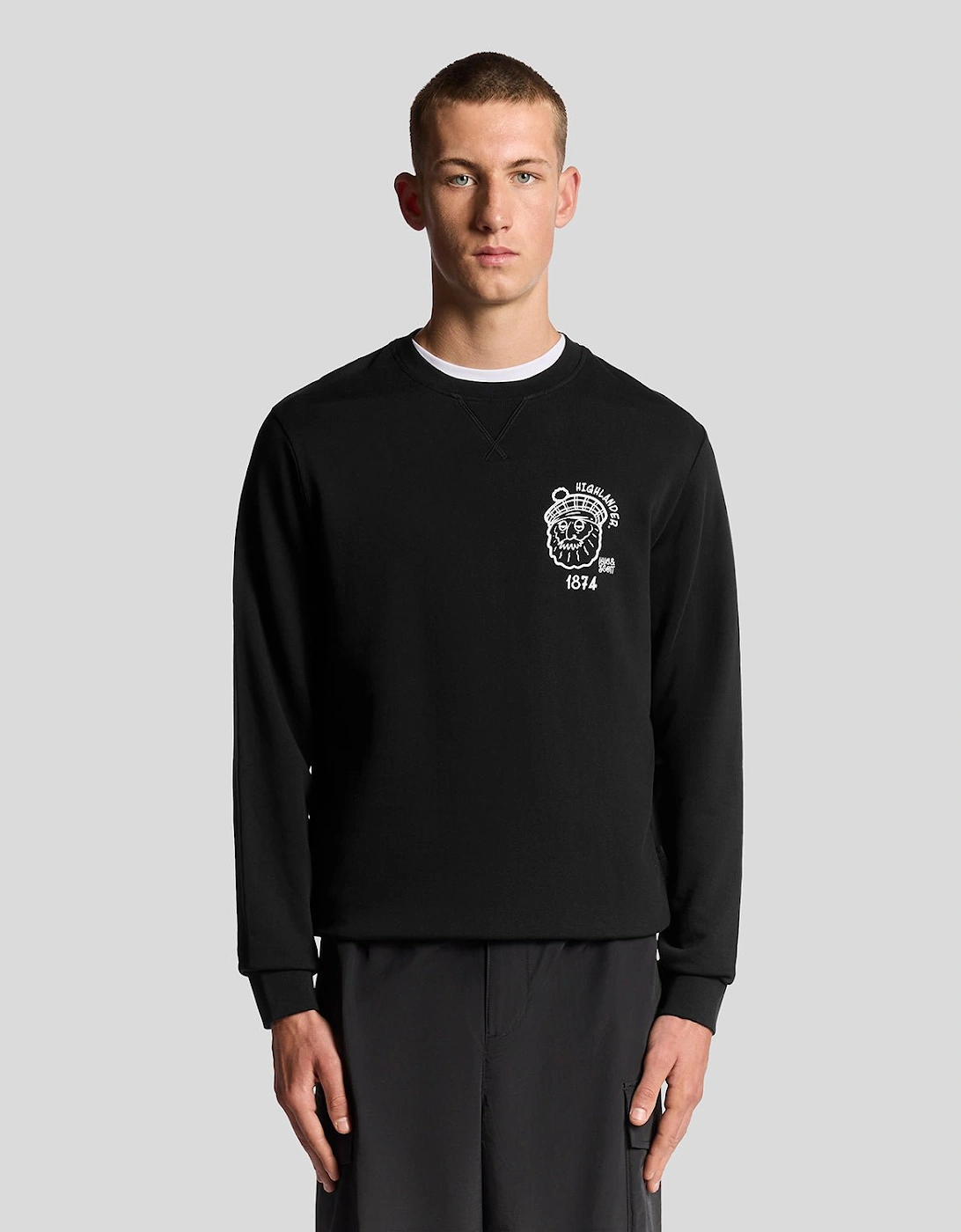 Men's Highlander Graphic Sweatshirt - Black - Size: M