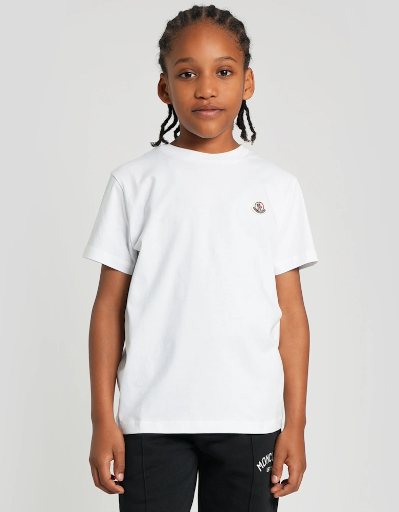 Enfant Boys Logo T-Shirt in White