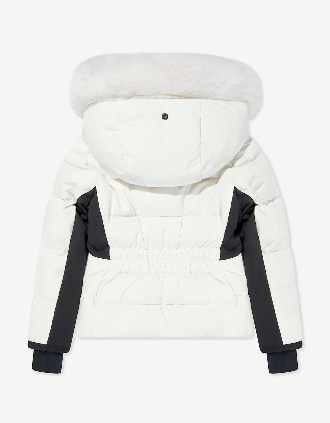 Enfant Girls Grenoble Down Padded New Guyane Jacket in White