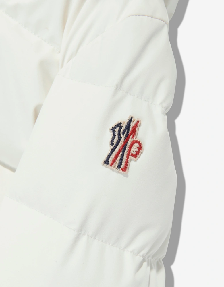 Enfant Girls Grenoble Down Padded New Guyane Jacket in White