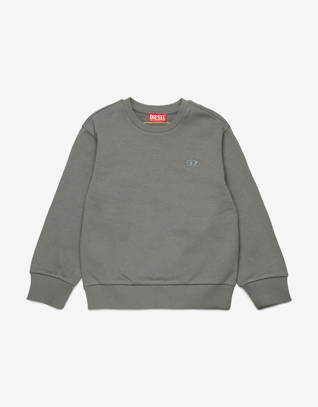 Boys Oval D Logo Sweatshirt in Grey, 5 of 4