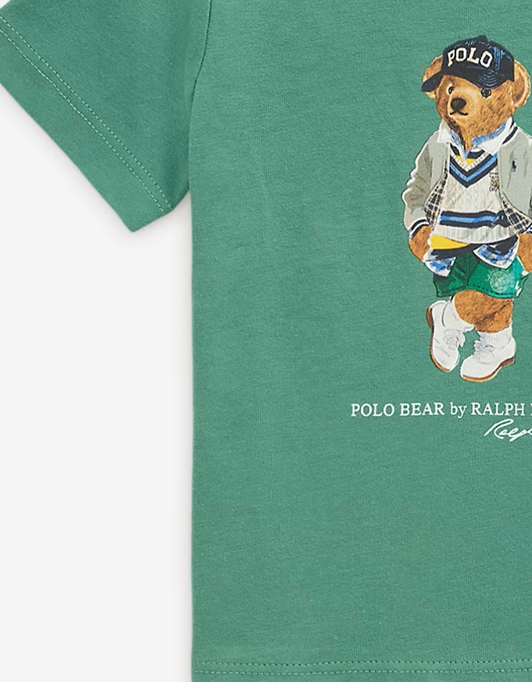 Baby Boys Polo Bear T-Shirt in Green