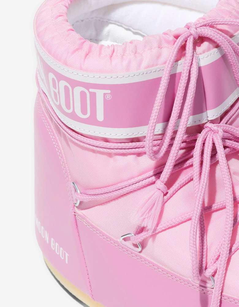Moon Boot Girls Icon Low Boots in Pink
