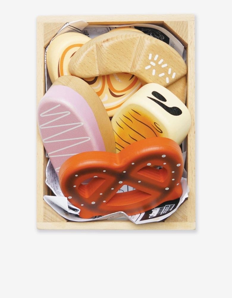 Bakery & Patisserie Wooden Market Crate-6 Piece ( W:160 D:118 H:60mm