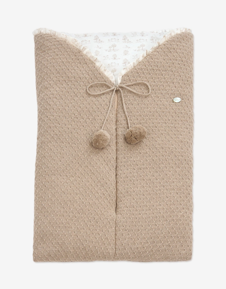 Baby Cotton and Cashmere Knitted Nest in Beige (80cm)