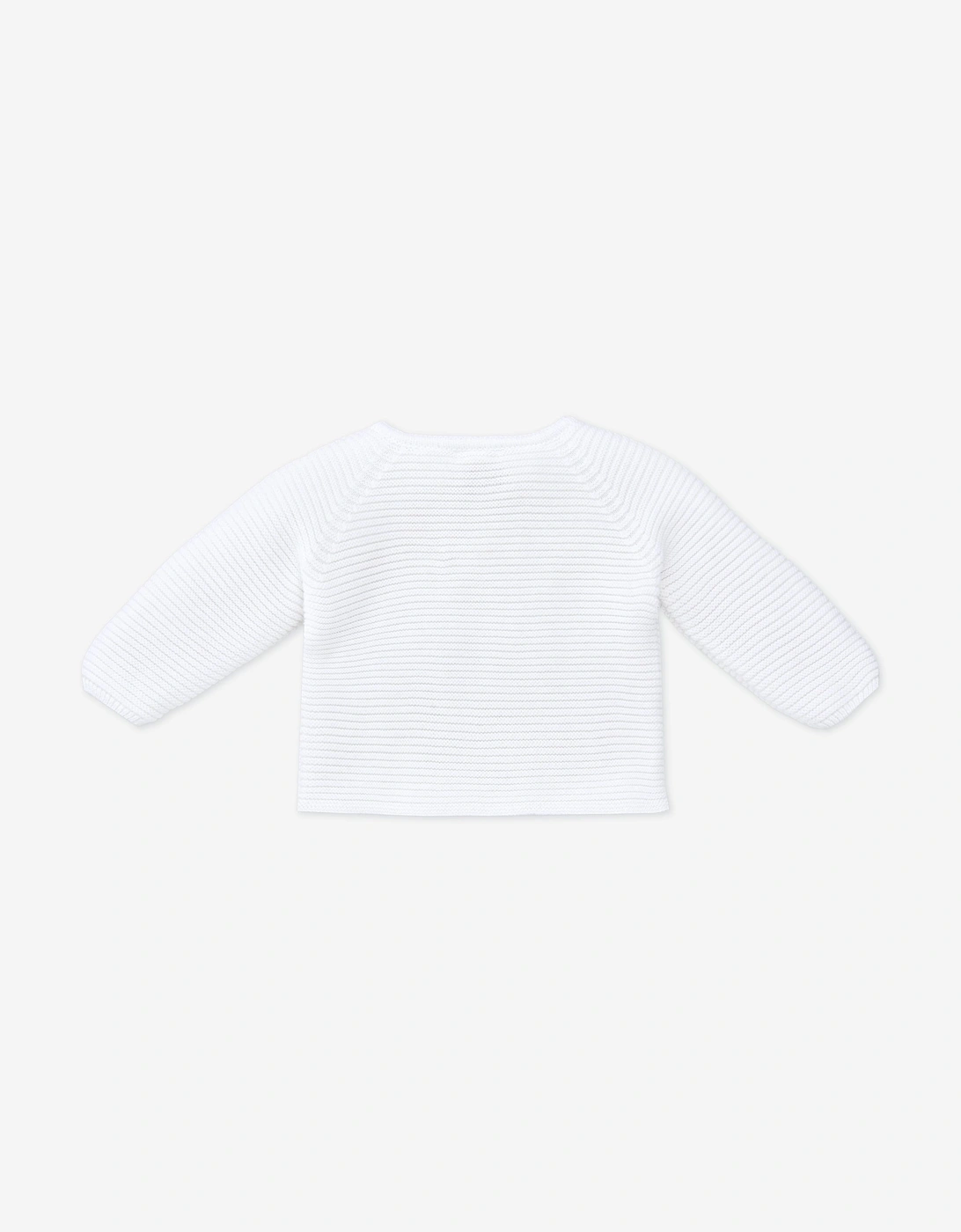 Baby Knitted Cardigan in White