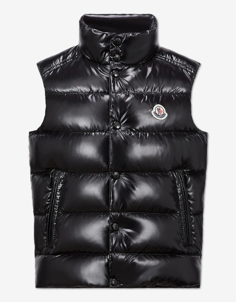 Kids Down Padded Tib Gilet in Black