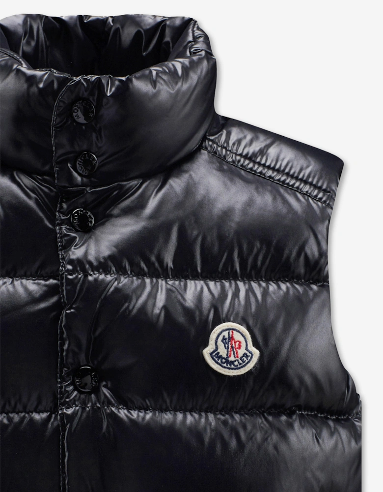Kids Down Padded Tib Gilet in Black