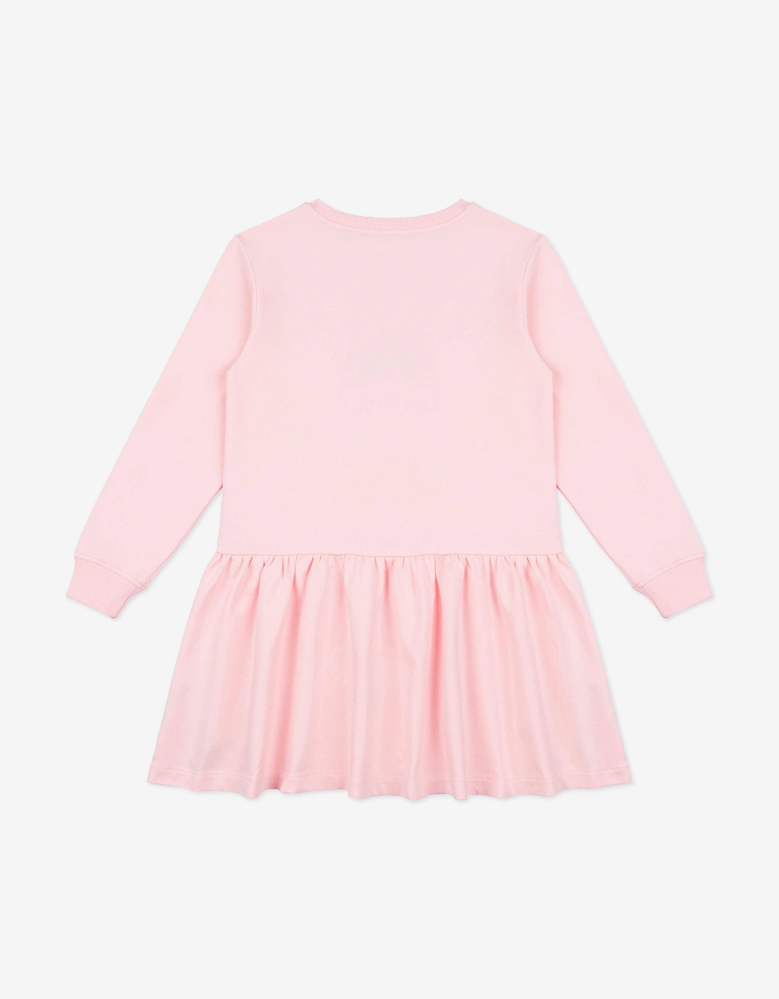Girls Teddy Bear Sweater Dress in Pink