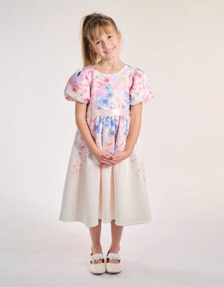 Girls Summer Delight Dress in White