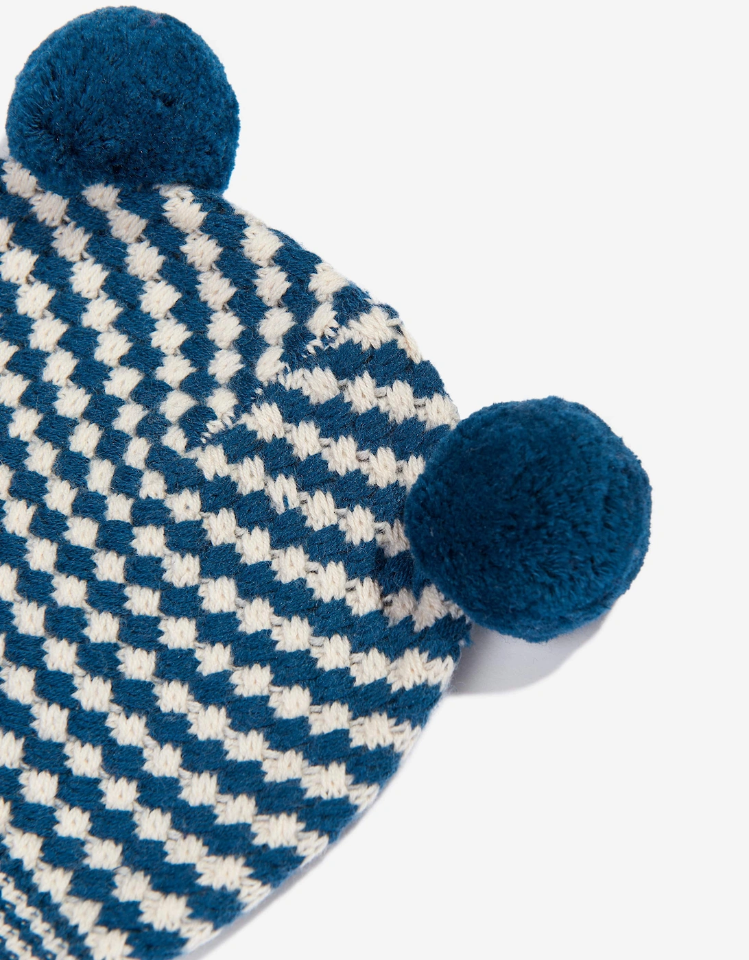 Boys Hazel Chunky Checker Hat in Blue