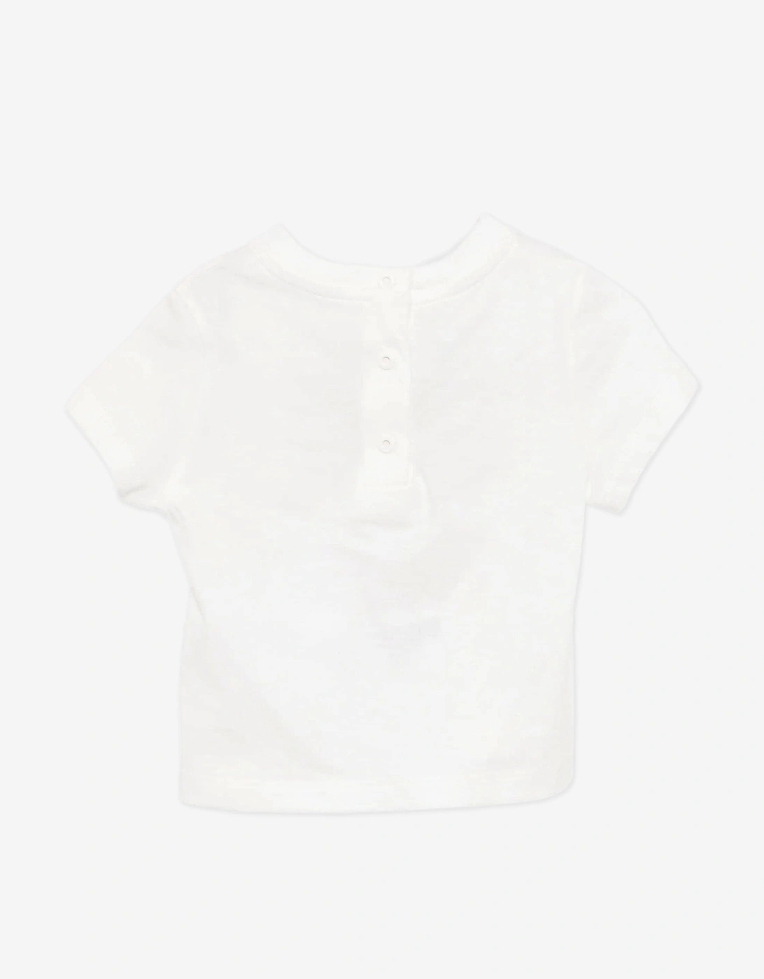 Baby Boys Teddy Bear T-Shirt in White