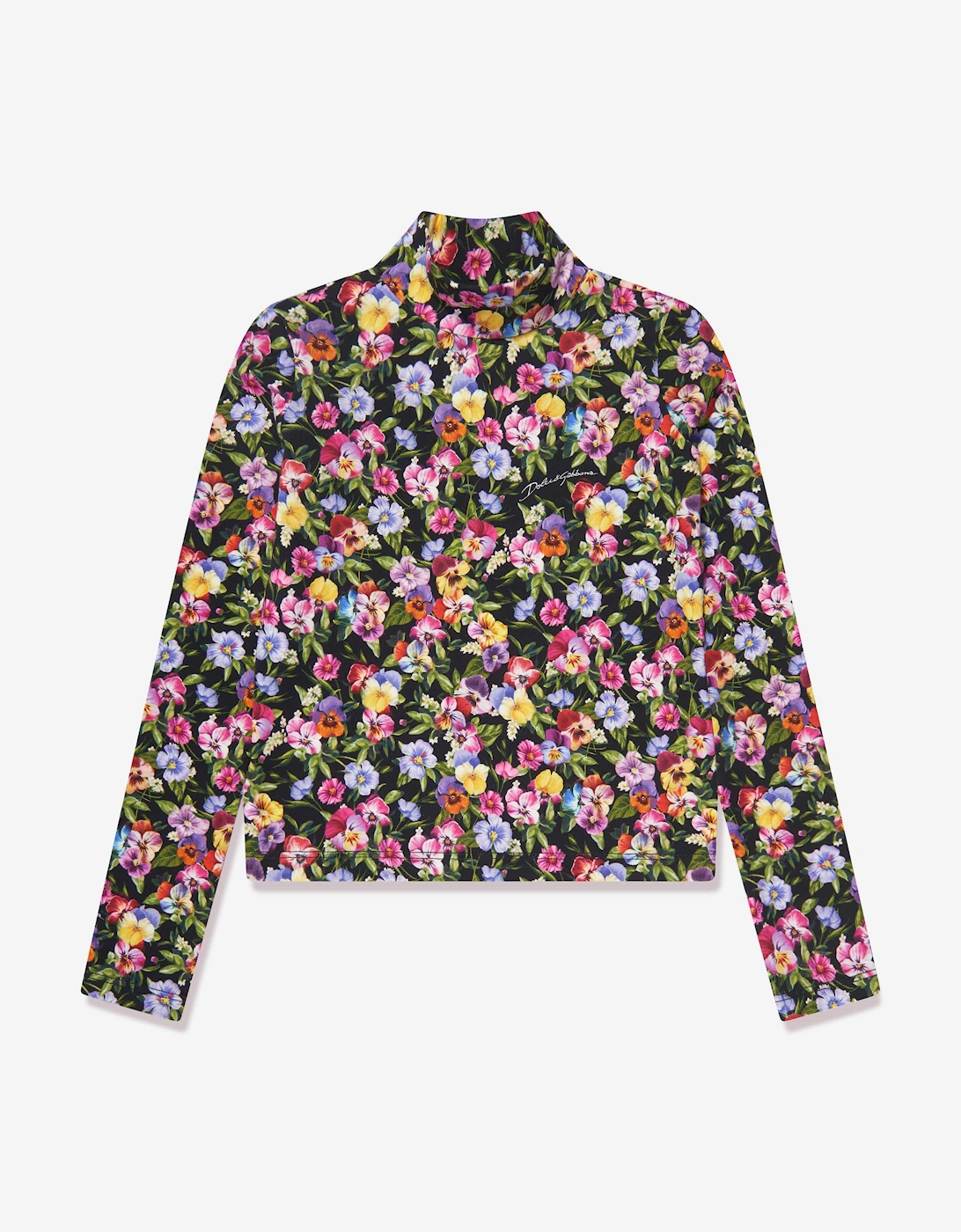 Girls Floral Print Top in Multicolour, 5 of 4