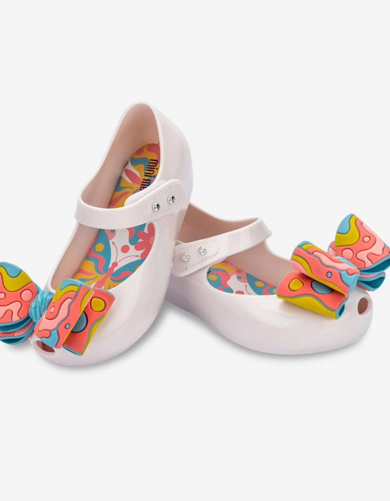 Girls Ultragirl Wonderland Ballerinas in White