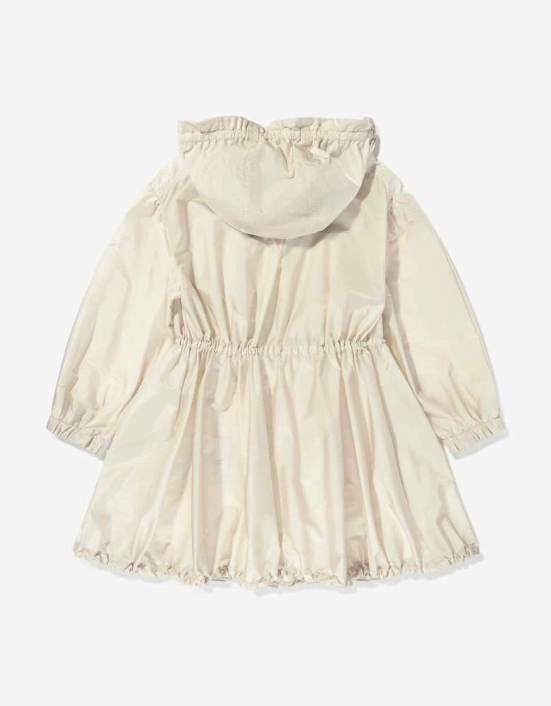Girls Bessie Long Parka in Beige