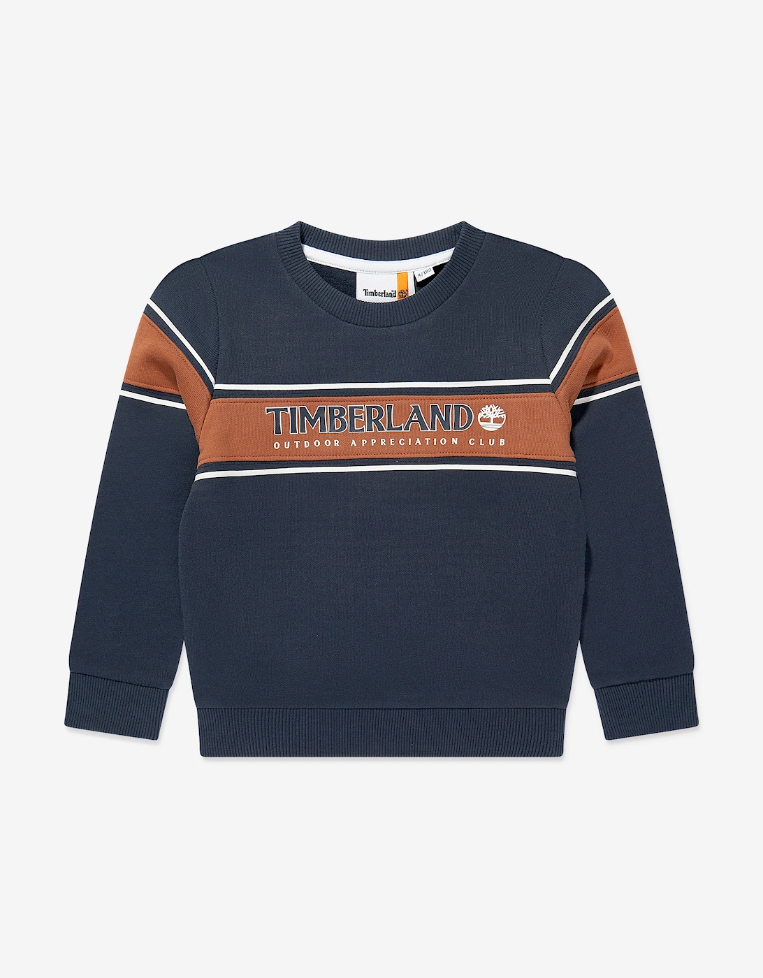 Boys Logo Print Sweatshirt in Navy, 5 of 4