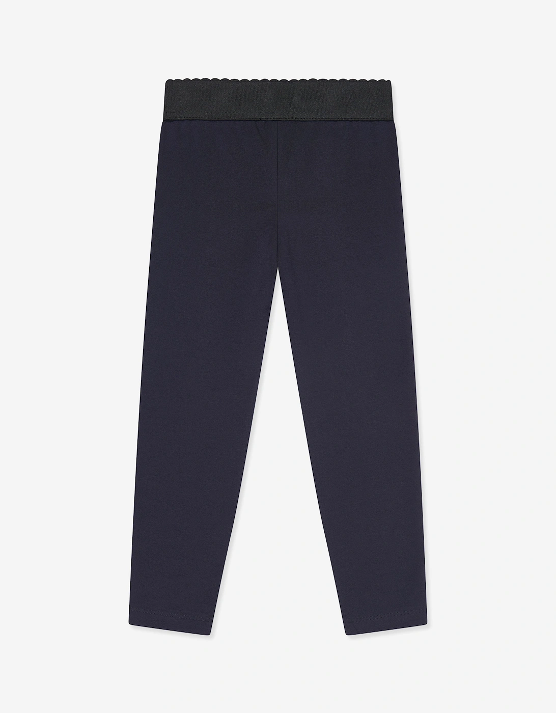 Girls Logo Leggings in Navy