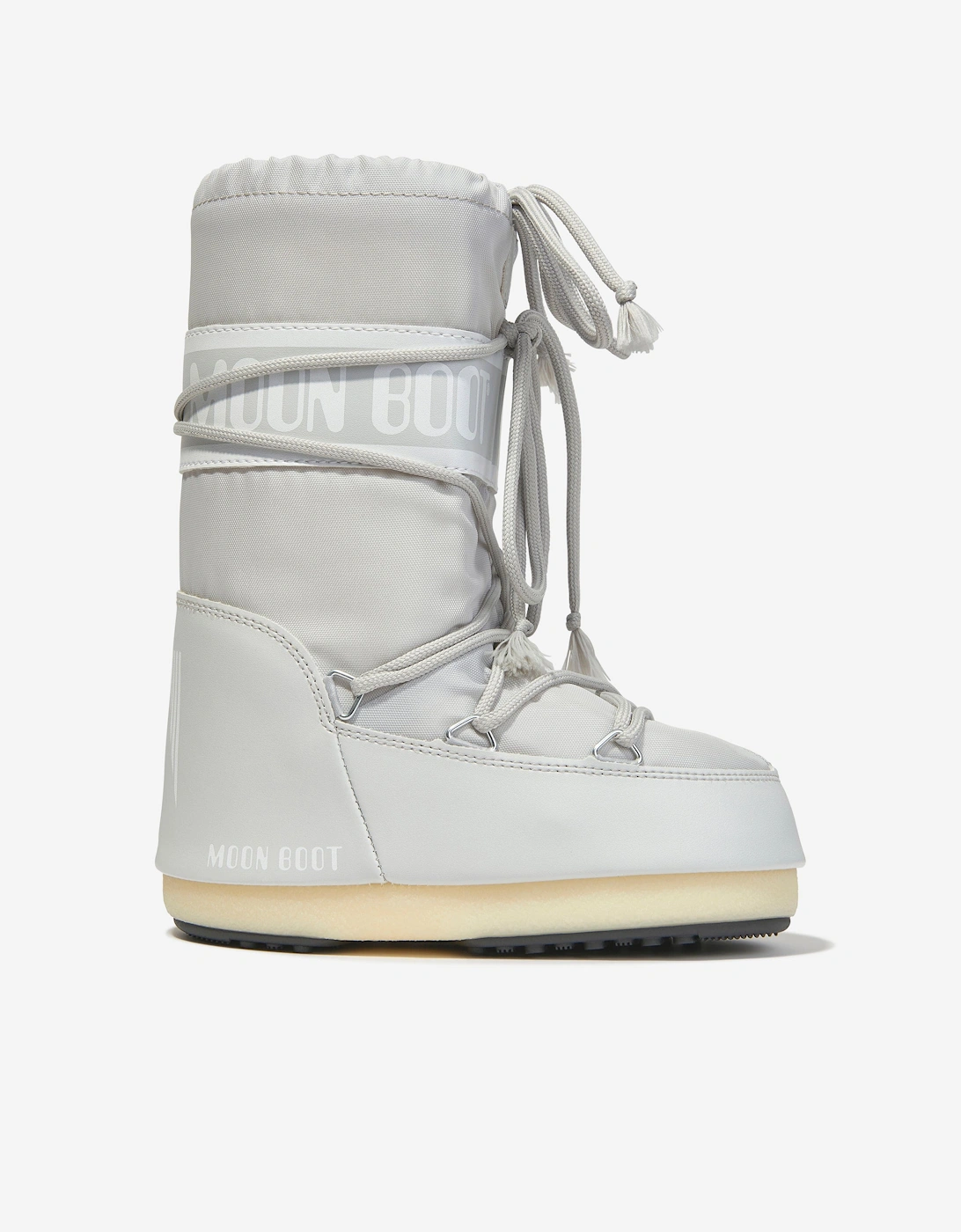 Moon Boot Kids Icon Nylon Snow Boots in Grey, 5 of 4