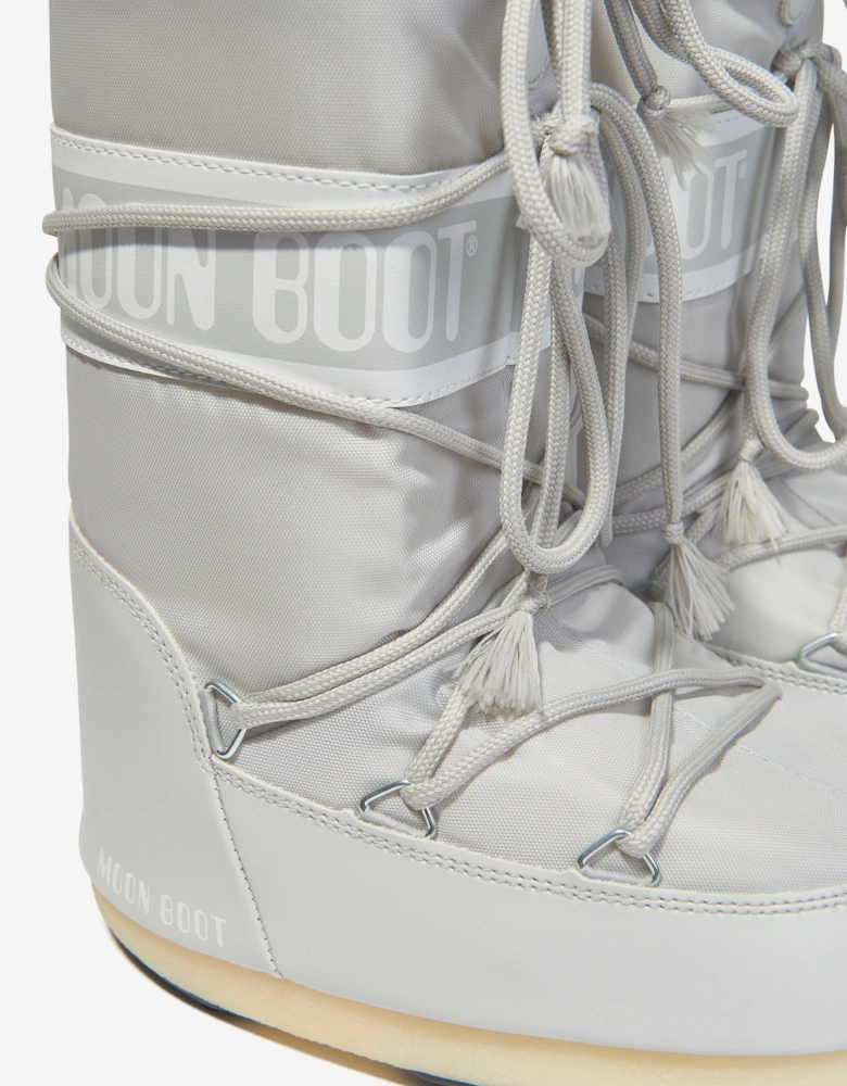 Moon Boot Kids Icon Nylon Snow Boots in Grey