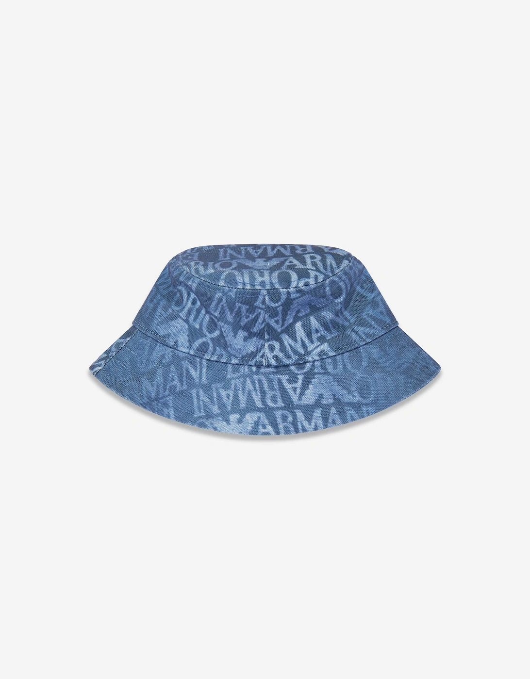 Kids Logo Bucket Hat in Blue