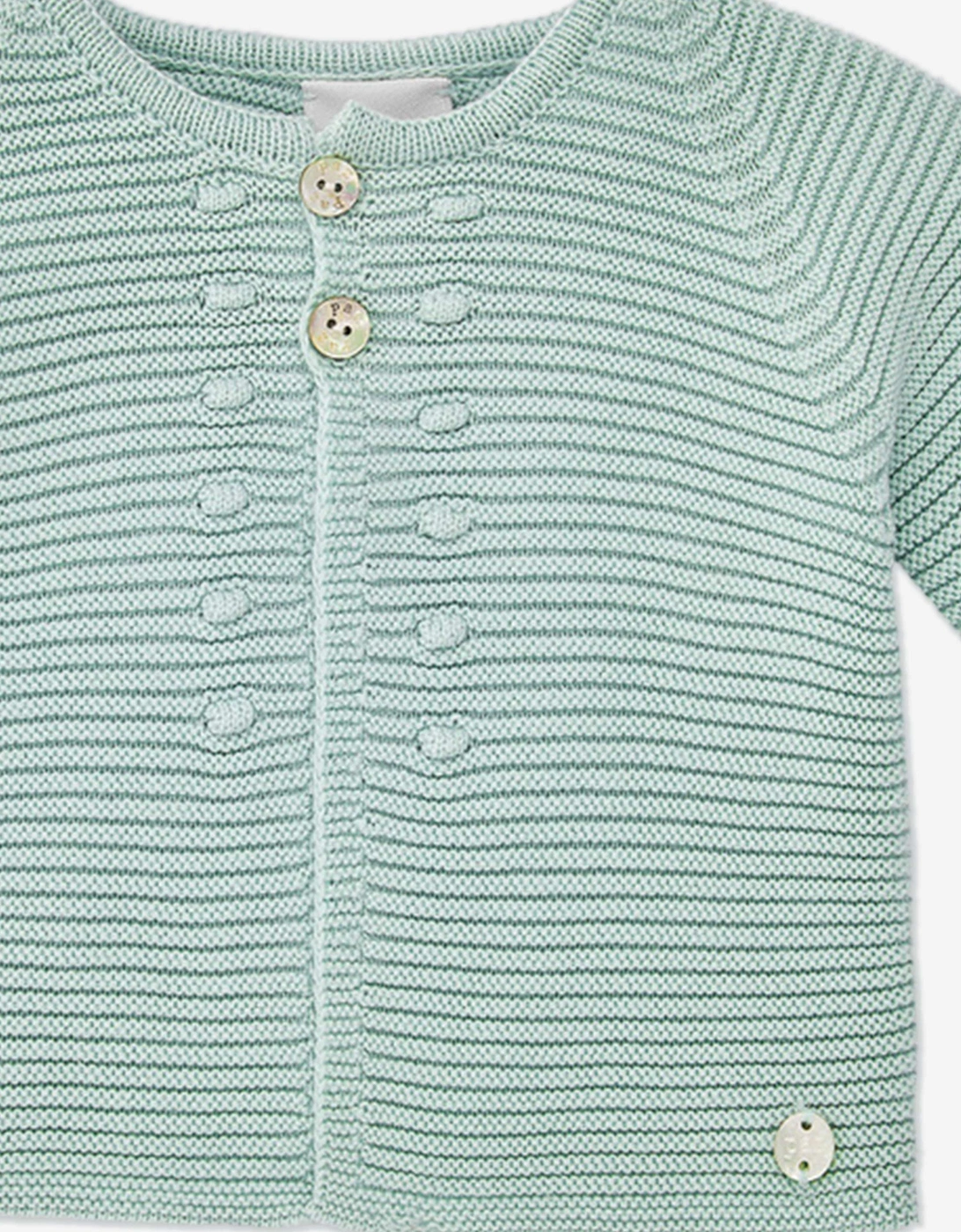 Baby Knitted Cardigan in Green