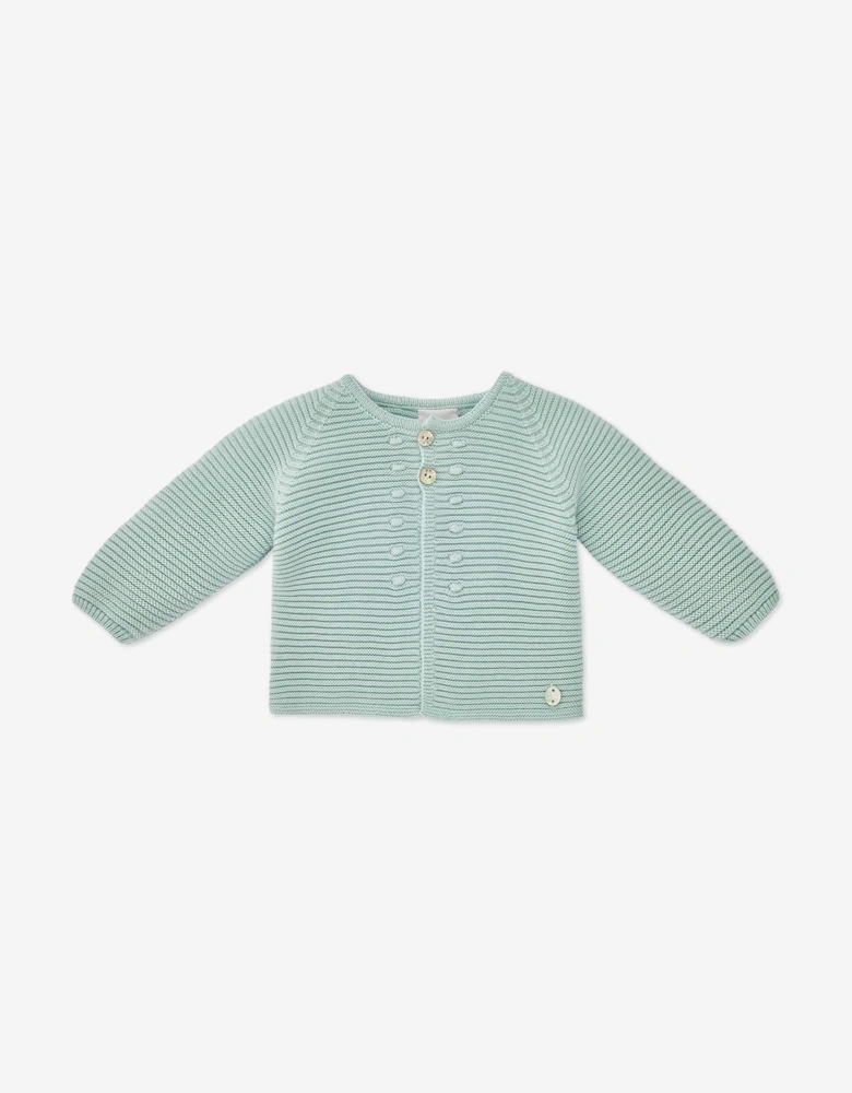 Baby Knitted Cardigan in Green