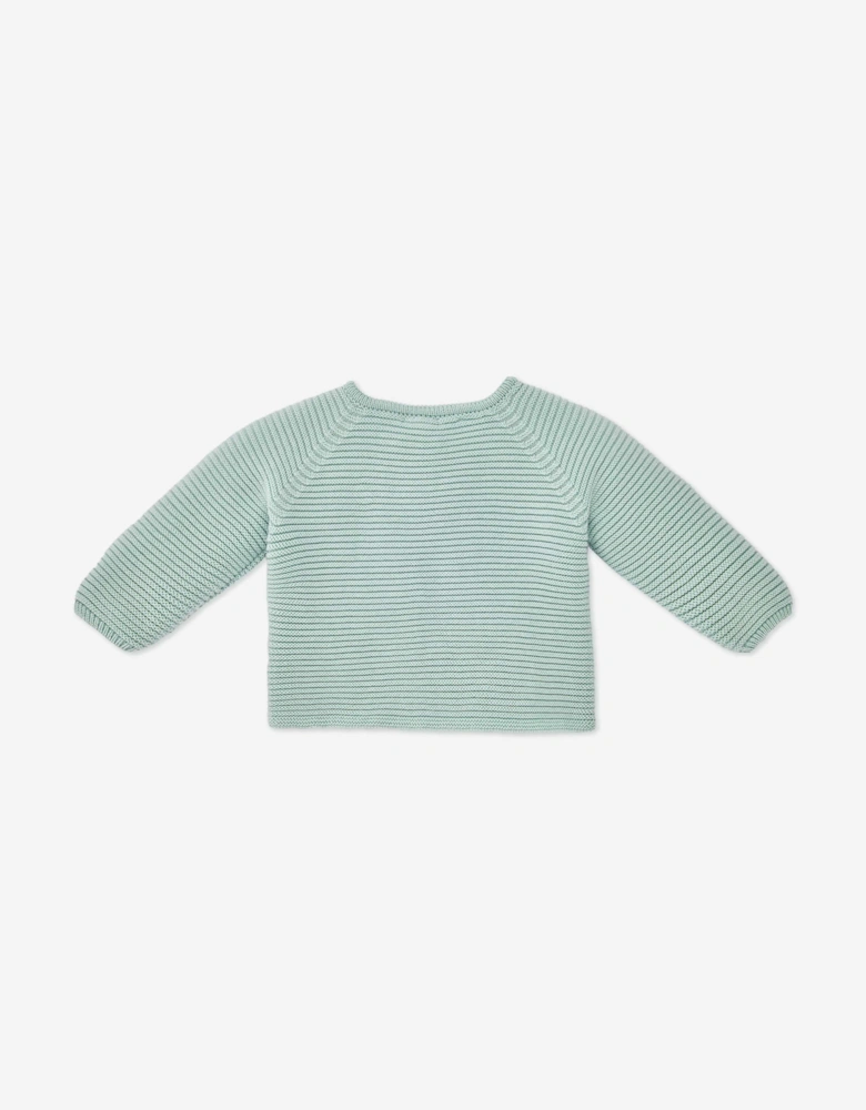 Baby Knitted Cardigan in Green