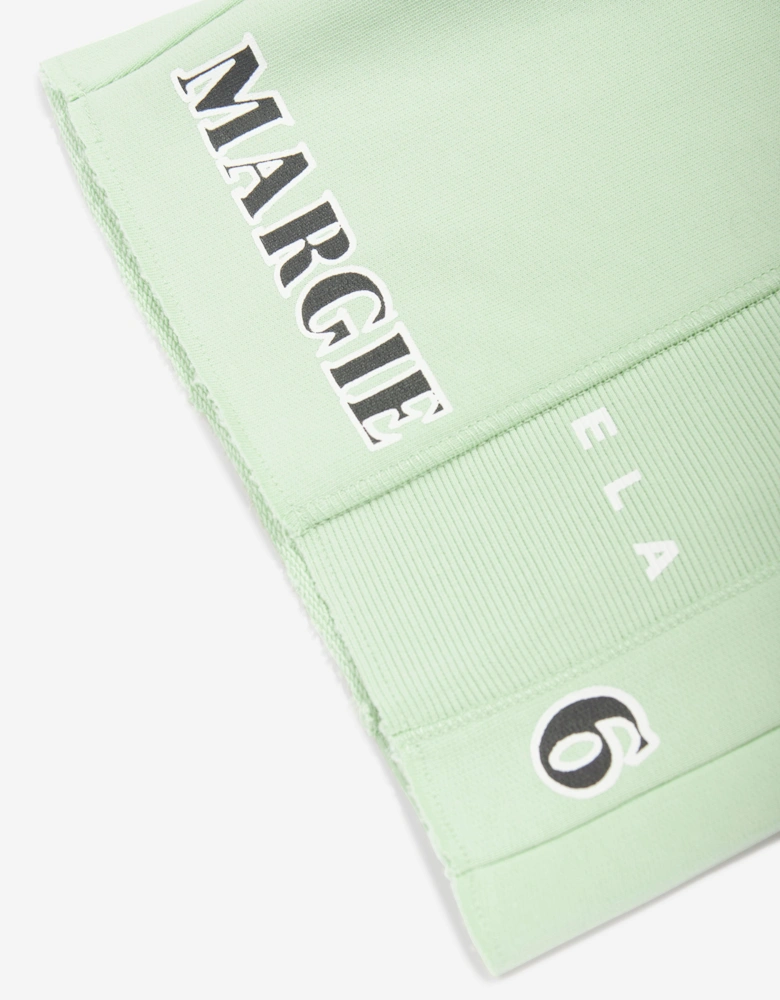 MM6 Kids Logo Shorts in Green