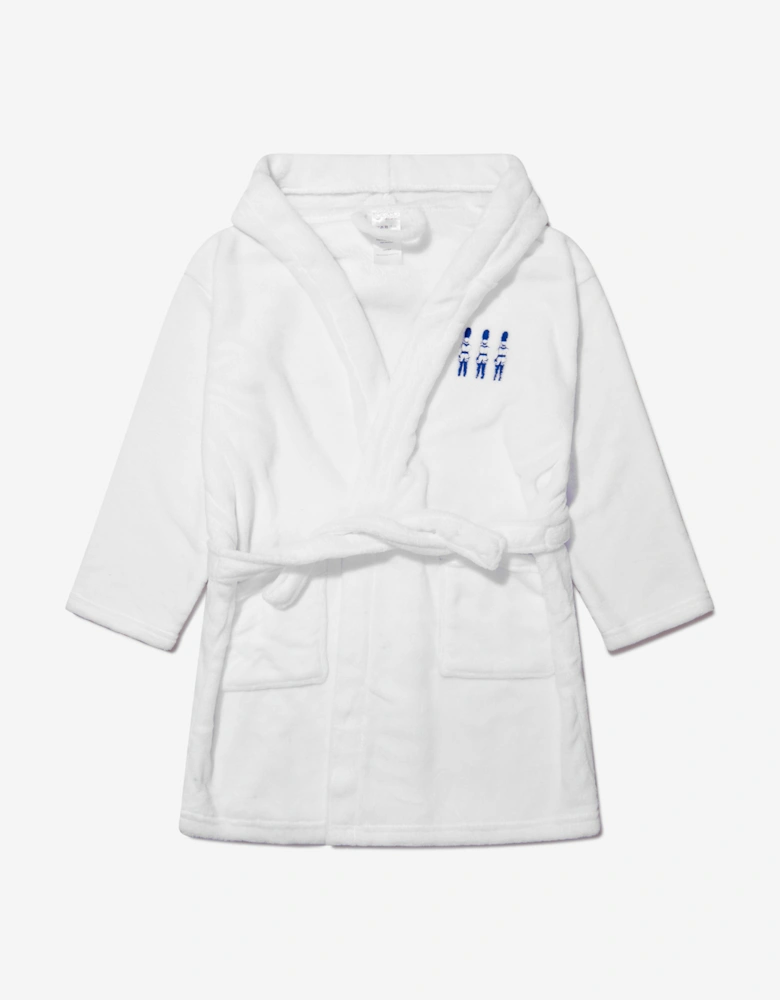 Baby Boys Organic Cotton Guardsmen Muslin Bathrobe And Towel Set