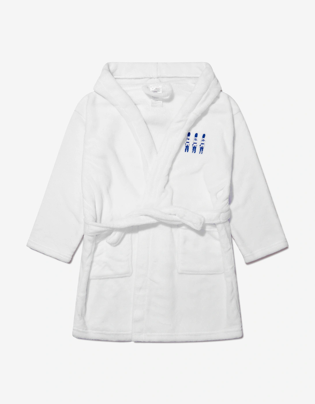 Baby Boys Organic Cotton Guardsmen Muslin Bathrobe And Towel Set
