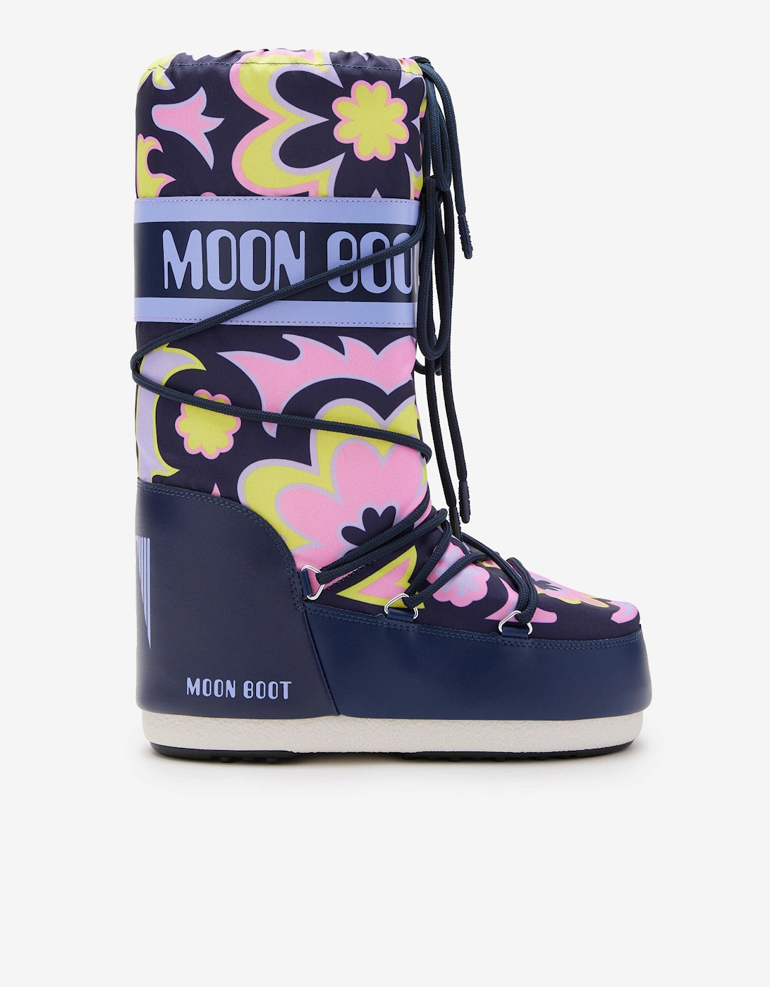 Moon Boot Girls Icon Flower Boots in Multicolour, 5 of 4