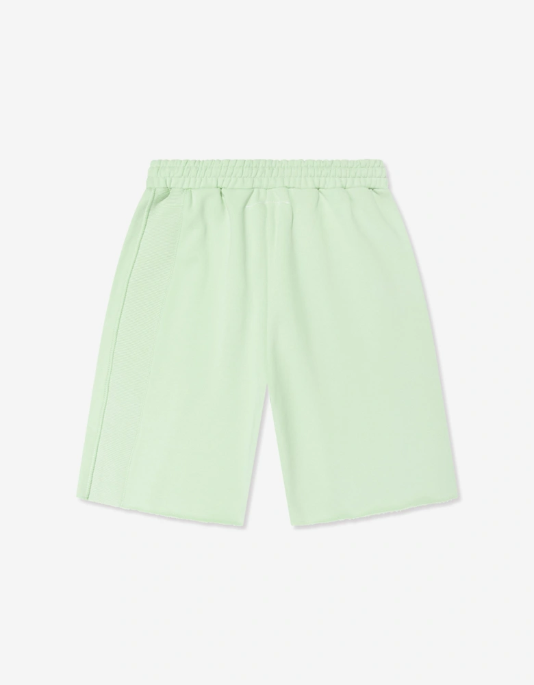MM6 Kids Logo Shorts in Green