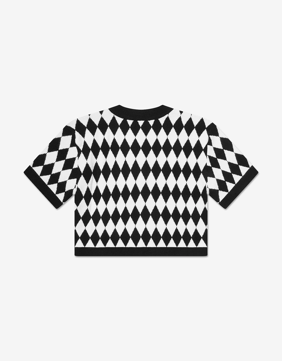 Girls Knitted Top in Black