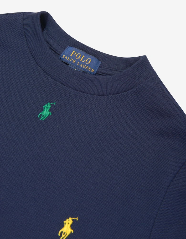 Boys Logo T-Shirt in Navy
