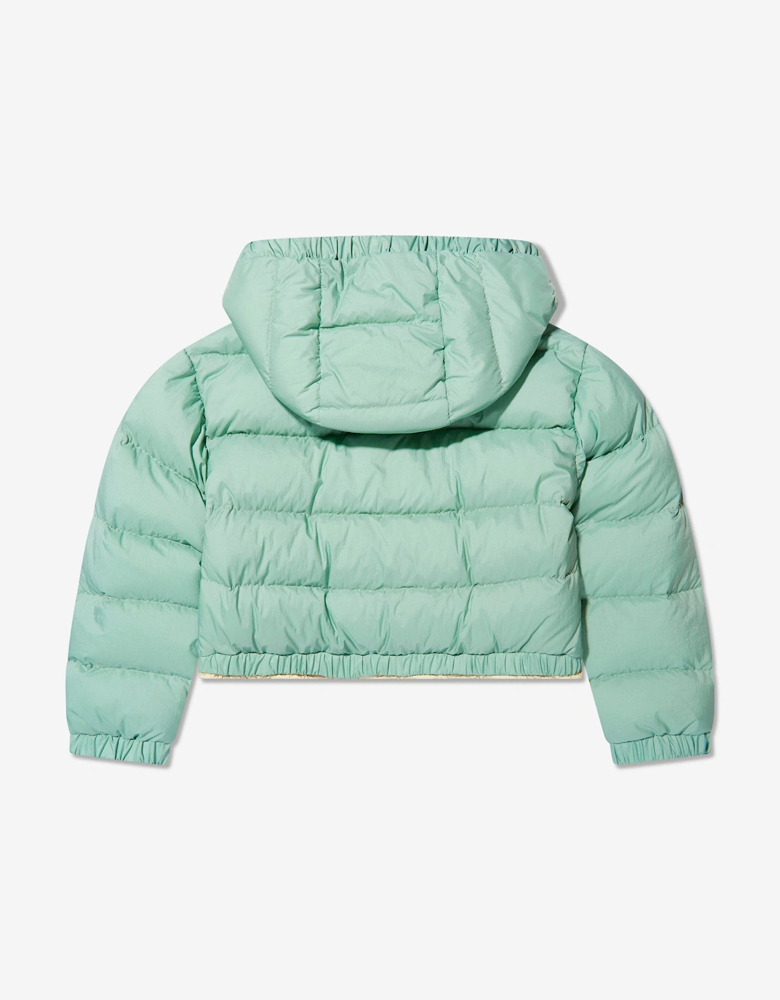 Enfant Girls Down Padded Mantas Jacket in Green