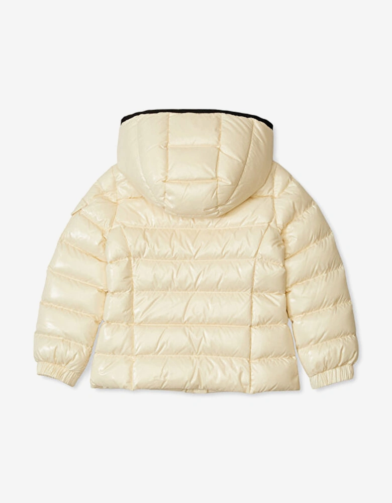 Girls Down Padded Bady Jacket in Ivory