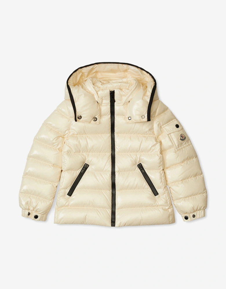 Girls Down Padded Bady Jacket in Ivory