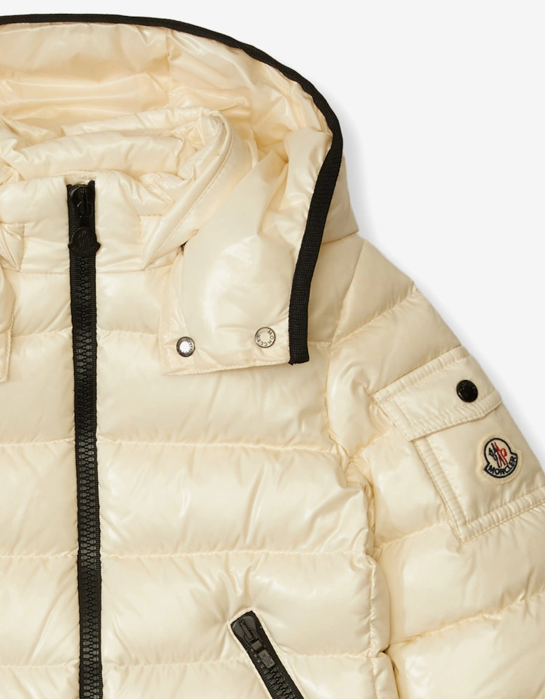 Girls Down Padded Bady Jacket in Ivory